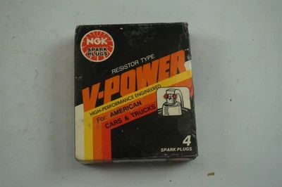 NGK V POWER XR4 STOCK NUMBER 5858 SPARK PLUGS NEW - Image 1 of 4