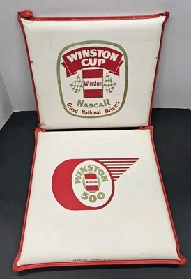 Par de cojines de asiento vintage Nascar Winston Cup Series Grand National años 70 Foto 1 de 4