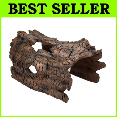 Refugio protector de peces, diseño de tronco realista Foto 1 de 4