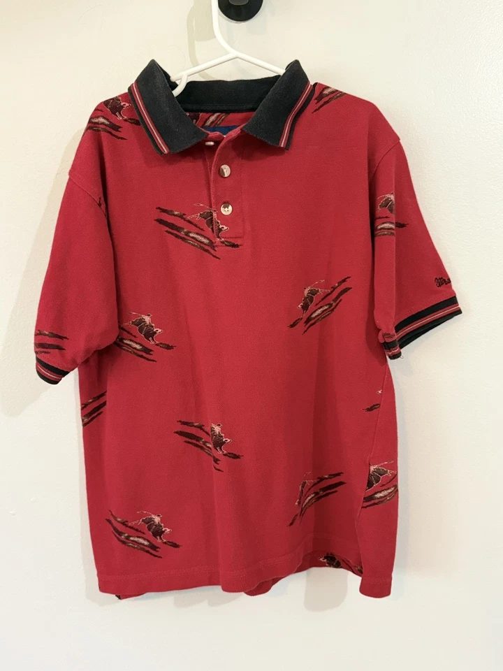 Camisa Polo Vaquera Wrangler Western Vintage Billriding Rodeo - Niños Talla 7-9 Foto 1 de 4
