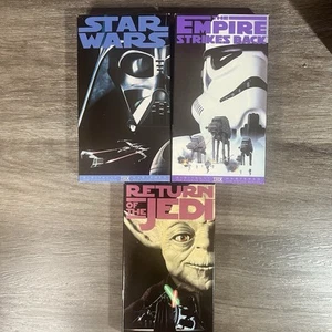 Star Wars Trilogy VHS Box Set | 3 VHS Set | THX 1995 LucasFilm Vintage - Imagen 1 de 6