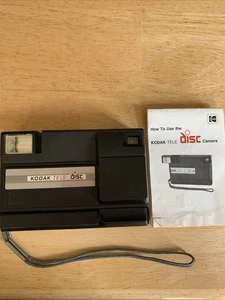 Vintage Kodak Tele Disc Point & Shoot Film Camera Works w/manual - Picture 1 of 9