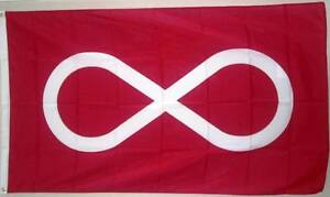 METIS RED NATIVE 3ft x 5ft BANNER/FLAG HIGH QUALITY 100% POLYESTER METAL GROMMET