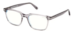 Tom Ford Brillengestell TF5818-B in Col 020 Shiny Grey mit Etui & Tuch 53mm - Bild 1 von 4