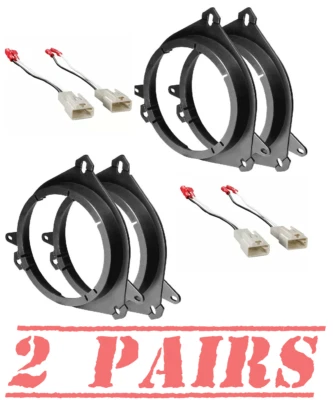 Adaptadores de instalación de repuesto de altavoz delantero/trasero de 6,5 pulgadas para Scion TC 2005-2012 Foto 1 de 4