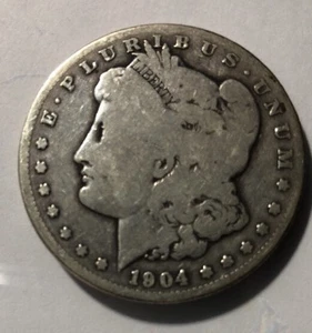 1904 S Morgan Silver Dollar $1 Low Mintage - Picture 1 of 2