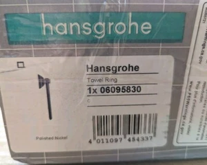 Hansgrohe 06095830 Anello asciugamani in nichel lucido - Foto 1 di 4
