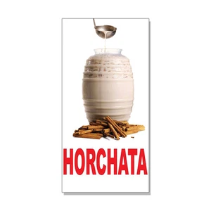 Letrero de tienda minorista Horchata Red Food Bar restaurante camión de comida PEGATINA CALCOMANÍA - Imagen 1 de 1
