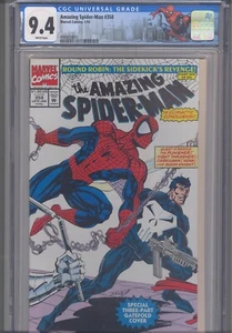 Amazing Spider-Man #358 CGC 9.4 1992 Marvel Comics Punisher App etichetta personalizzata - Foto 1 di 2