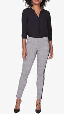 Pantalones de mezclilla de punto a cuadros Not Your Daughters NYDJ Winchester talla 14 (1549) Foto 1 de 4