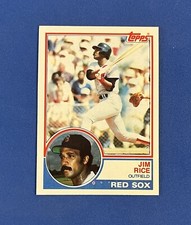 1983 Topps Jim Rice #30 Boston Red Sox Baseball Card Sharp
