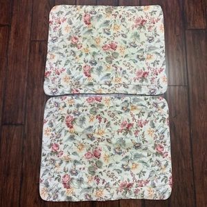 2 Vintage Laura Ashley Melrose Morning Glory Standard Kissenbezüge Blumenmuster - Bild 1 von 16