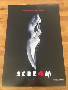 Movie Poster Scream 4  size A2 420mm x 594mm - Foto 1 di 5