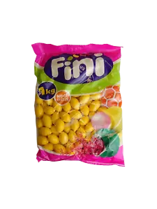 Fini Fizzy Lemons Gum Zitrone Kaugummi 1 KG - Bild 1 von 1