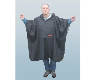 Traditional-Style Waterproof Changing Robe Poncho Coat - Image 1 of 4