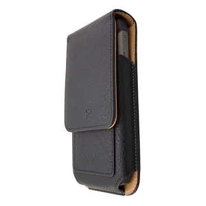 Bolso de exterior caseroxx para Uhans K5000 en cuero auténtico negro - Imagen 1 de 6