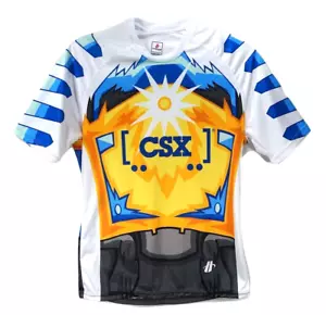 Hincapie Bike MS CSX #TEAMCSX Herren weiß Small Tee T-Shirt Small Radtrikot - Bild 1 von 5