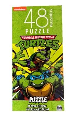 Rompecabezas Teenage Mutant Ninja Turtles 48 piezas Nickelodeon nuevo sellado TMNT Foto 1 de 4