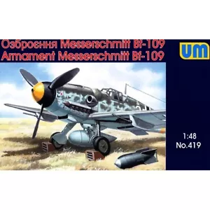 UNIMODELS UM 419 modelos kit 1:48 Messerschmitt Bf-109 armas aéreas y equipo - Imagen 1 de 24