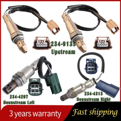 4pcs Oxygen Sensor For 2012-2019 Nissan NV1500 2500 3500 4.0L V6 Up+Downstream - Image 1 of 4