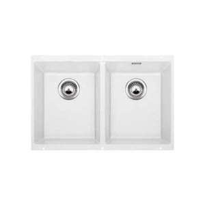 Blanco White Double Bowl Undermount Granite Sink SUB350350UWK5 526850 - Picture 1 of 1