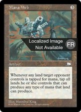 1X Mana Web Weatherlight EX French MTG CARD
