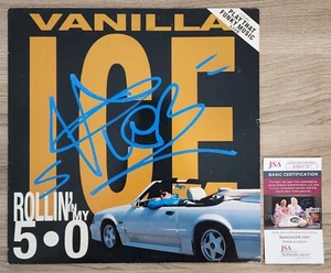 Vanilla Ice Signed Rollin' In My 5.0 Vinyl Record 12" Hip Hop Rap LEGEND JSA - Picture 1 of 2