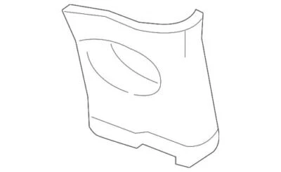 Genuine Ford Mercury Monterey 2004-2007 Rear Right Corner Panel 3F2Z1-731010-AAA - Изображение 1 из 2