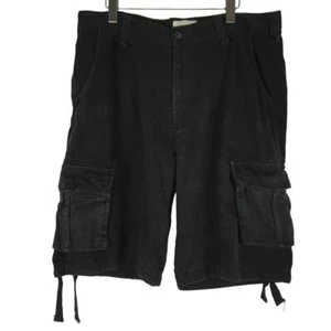 JORDAN CRAIG Cargo Shorts, Men's 38, Black Y2K Grunge Hip Hop Skater - Picture 1 of 9