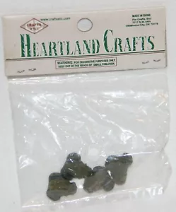 Heartland Crafts Muy Mini Ranas Yeso Tipo Cerámica Pintada 3/8"" x 3/8"" - NUEVO - Imagen 1 de 3