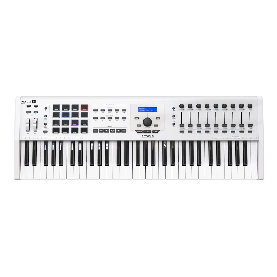 Arturia KeyLab MkII 61 MIDI Controller, White - Image 1 of 1