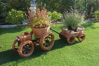 Weidenkorb Korb Weiden Korbgeflecht Rattan Körbe Pflanzkübel Pflanzgefäß Deko  - Bild 1 von 4