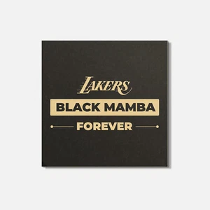 Koby Bryant Black Mamba Forever 4'' X 4'' Square Wooden Coaster - Picture 1 of 3