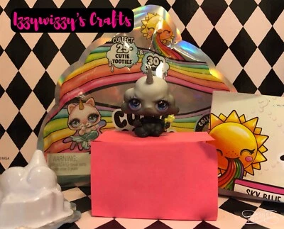 Poopsie Cutie Tooties Sorpresa BOOM Gris Tormenta Nube Unicornio Pestañas Enraizadas Nuevo Foto 1 de 3