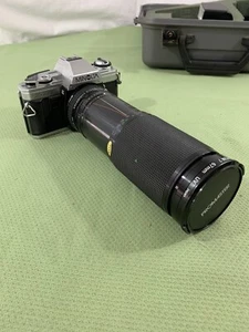 Cámara fotográfica MINOLTA X-370 35 mm con lente Promaster 7, estuche rígido y flash sin probar - Imagen 1 de 20