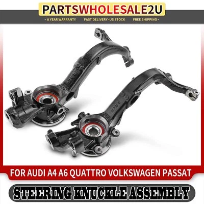 2x Conjunto de nudillo de dirección delantera para Audi A4 A6 Quattro VW Passat 8D0407257AM Foto 1 de 4