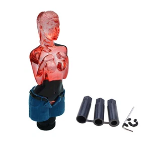 Red Transparent Half Naked Sexy Girl Car Manual Gear Shifter Lever Shift Knob - Picture 1 of 10