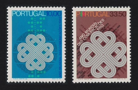 Portugal World Communications Year 2v 1983 MNH SG#1912-1913 Cover