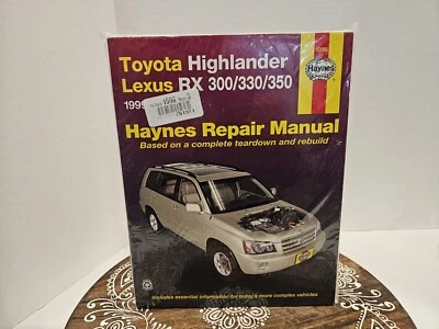 Haynes Toyota Highlander 2001-2014, Lexus RX300/330/350 1999-2014 Repair Manual - Image 1 of 4