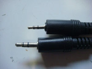 1' Ft 3.5mm Stereo-Male to 2.5mm Stereo-Male Audio Cables 17400-*3W - Picture 1 of 5
