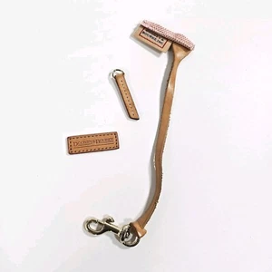 Lotto Dooney & Bourke fibbia di ricambio cinturino chiave etichetta cerniera pull pelle - Foto 1 di 6