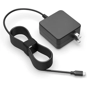 Cargador de portátil USB-C de 65 W para Chromebook, HP, Asus, Samsung, Acer, Lenovo, Dell - Imagen 1 de 8