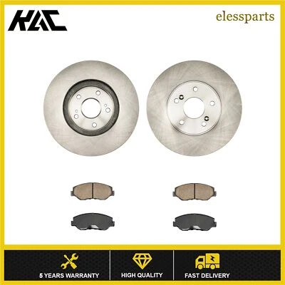 Rotores de freno delanteros + pastillas de cerámica para Honda Pilot 2003 2004 2005 2006-2008 Foto 1 de 4