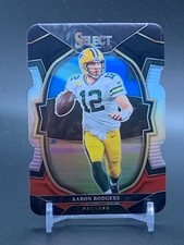 2022 Panini Select Red Black Die Cut Prizm #55 AARON RODGERS Green Bay Packers