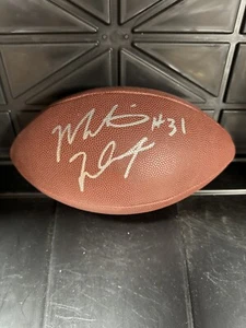 Montario Hardesty signiert NFL Wilson Football Cleveland Browns, Titans Great - Bild 1 von 3