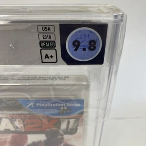 9.8 A+ SEALED NBA 2K11 PS3 MICHAEL JORDAN 3D Lenticular Cover NEW PlayStation 3 - Picture 1 of 11
