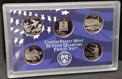 2008-S JUEGO DE PRUEBA DE CUARTOS DE ESTADO - SIN CAJA NI CERTIFICADO DE AUTENTICIDAD - ENVÍO GRATUITO Foto 1 de 2