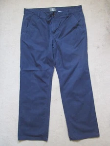 Mens Timberland W38 L30 Navy Blue Chino Trousers - Picture 1 of 8