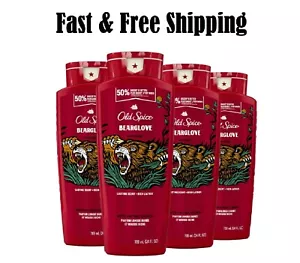 Old Spice Body Wash for Men, Bearglove, Long Lasting Lather, 24 fl oz - 4pk - Picture 1 of 5