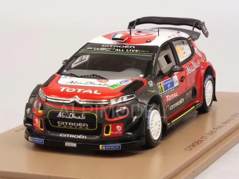 Spark Citroën C3 WRC Messico 2018 S.loeb 1/43 S5962